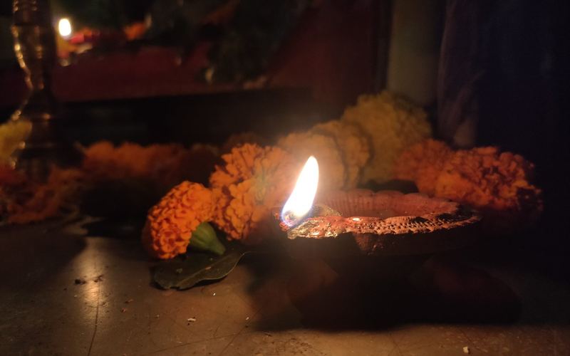 Deepam for graha shanti